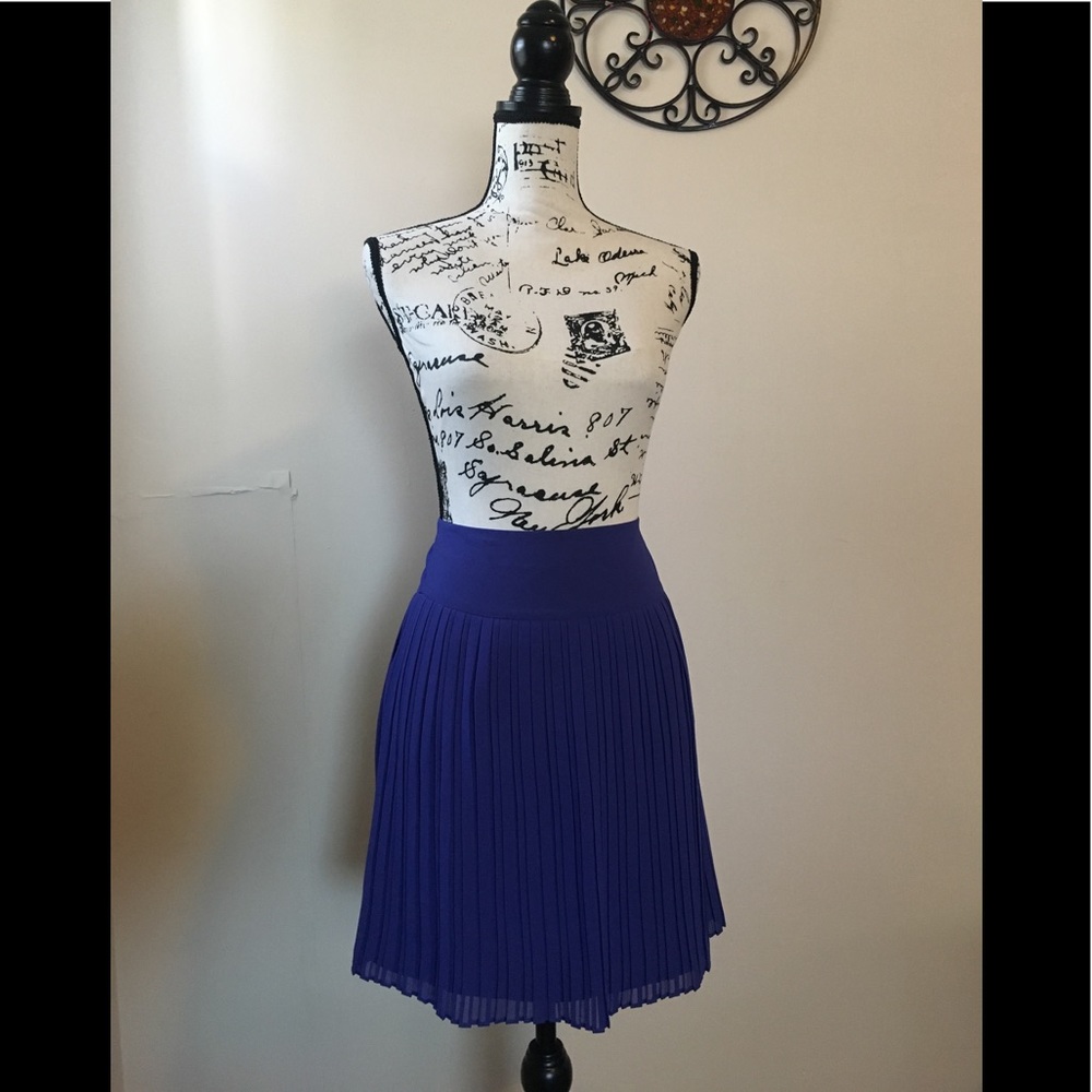 NWT Loft Pleated Skirt Size 4